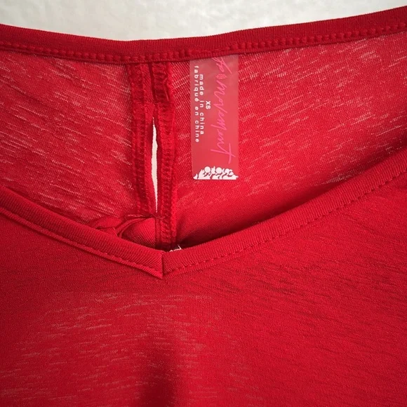 FP Movement Free people Women's Red Long Sleeve Top XS - Picture 3 of 7